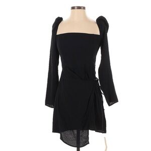 NEW REFORMATION Rosalie Puff Shoulder Square Neck Tie Waist Maiden Milk Maid 8